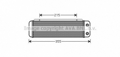 AVA QUALITY COOLING ms3324 -  масляный радиатор, двигательное масло
